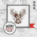 Stag Merry Christmas