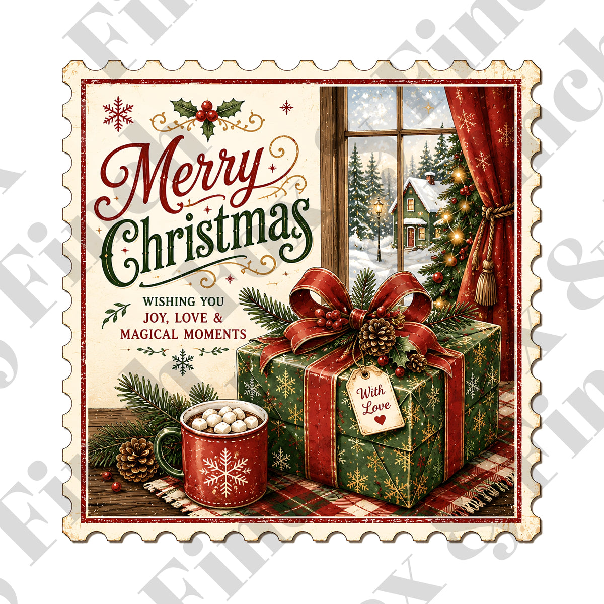Merry Christmas Traditional Card