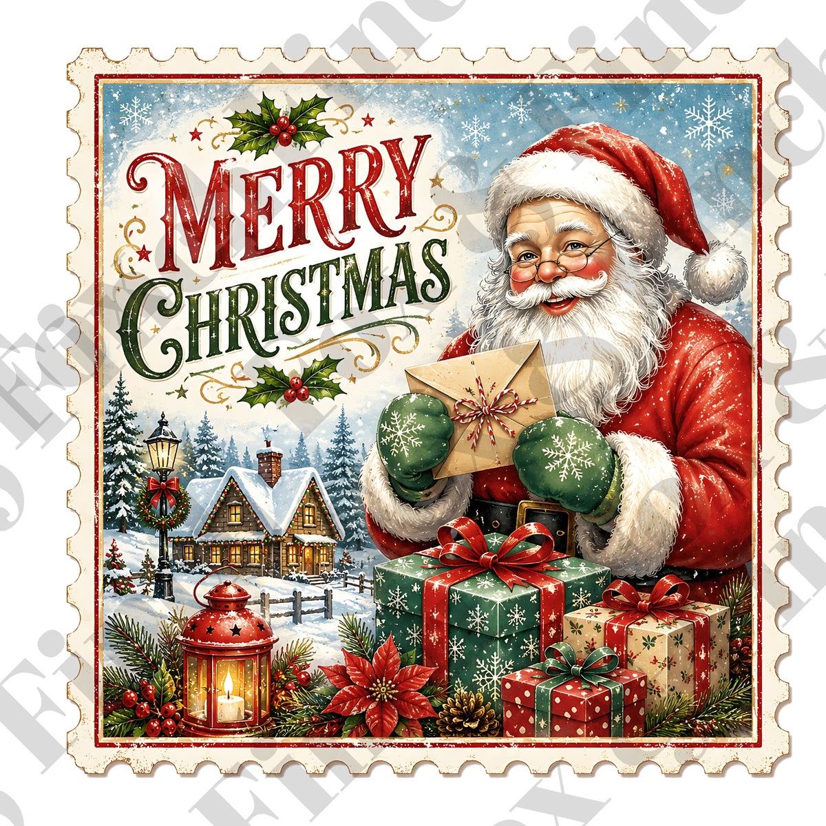 Merry Christmas Santa Card