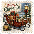 Merry Christmas Sleigh Card
