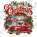 Merry Christmas Truck Card