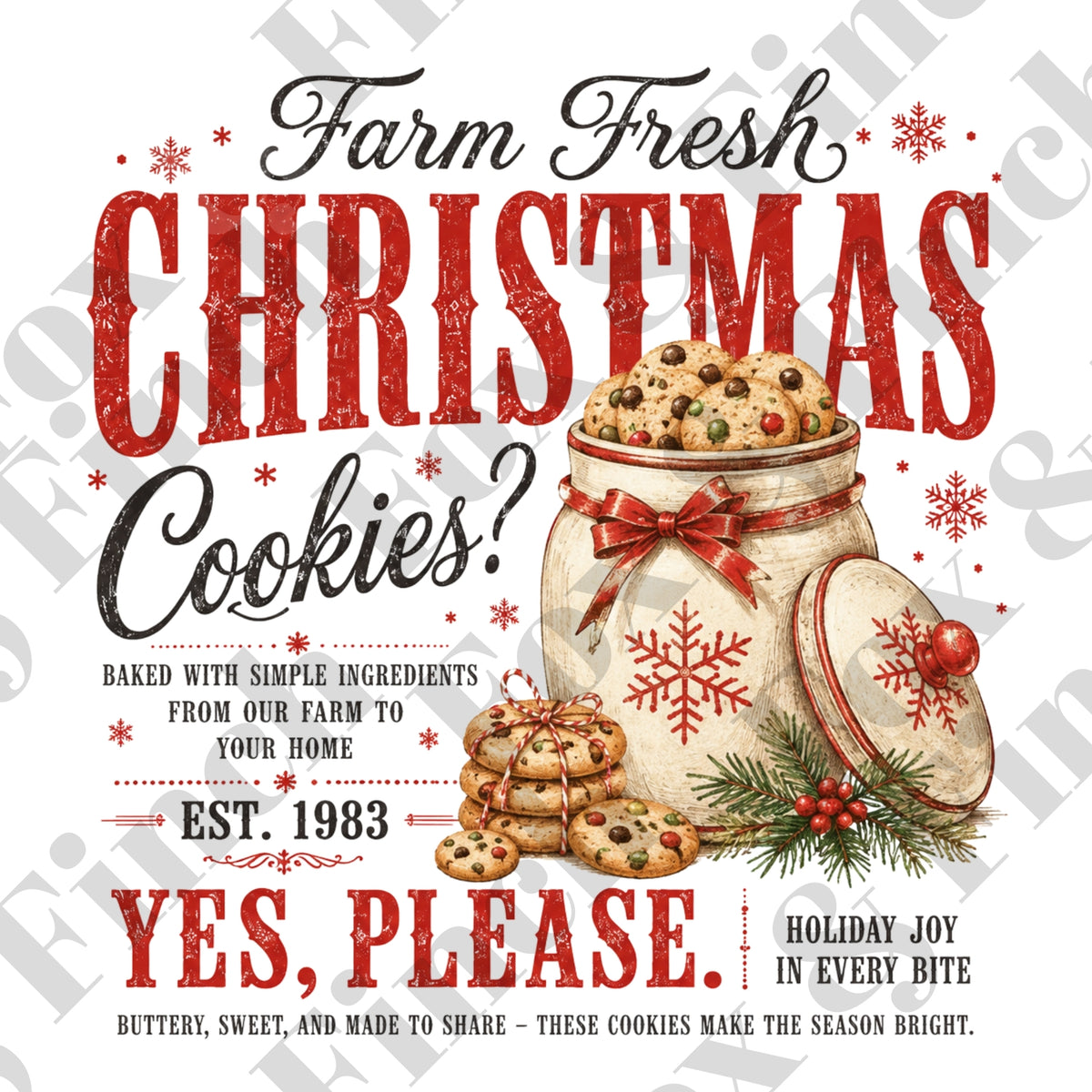 Christmas Cookie Card