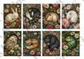 Sleeping Animals Gift Tags