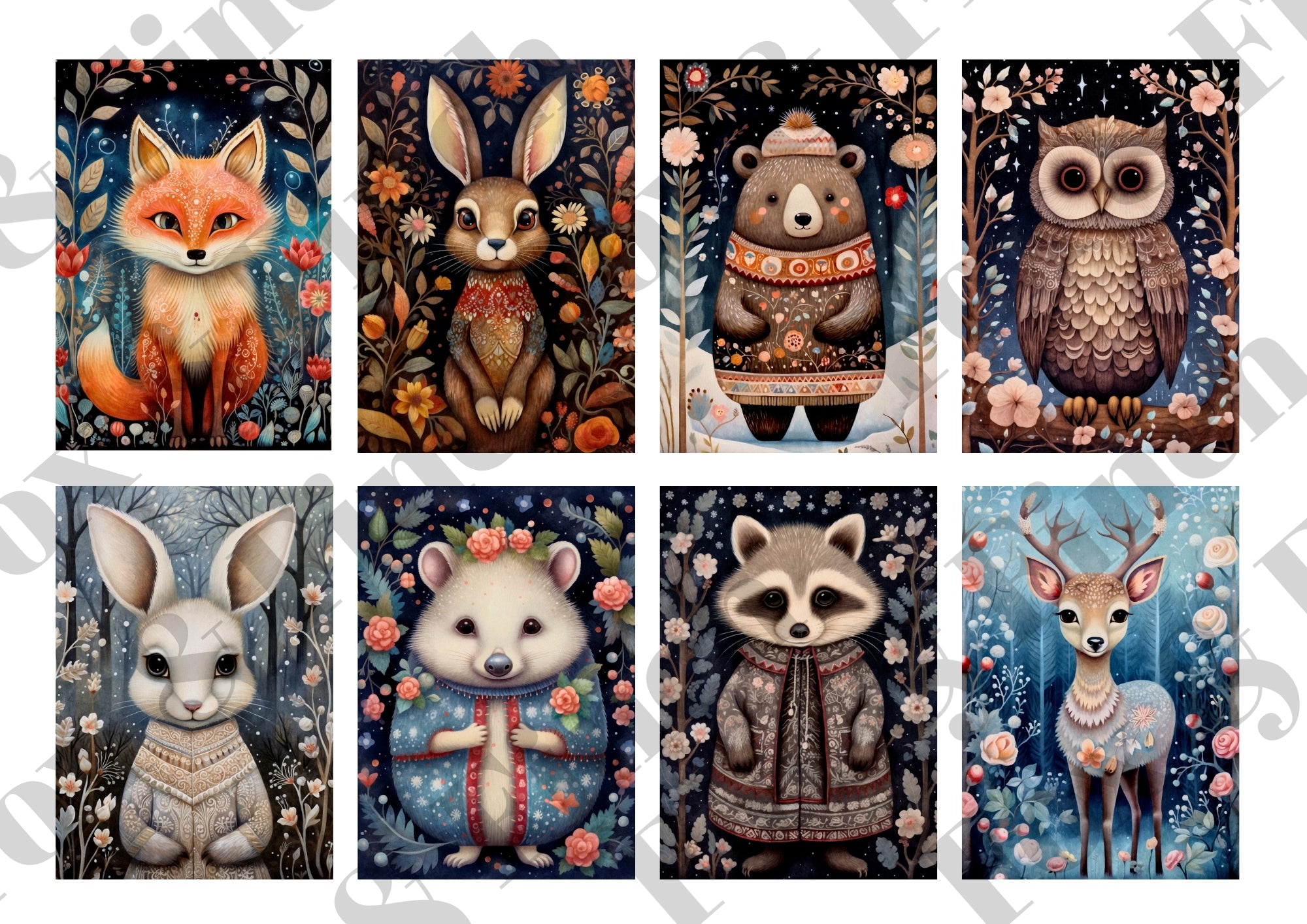 Woodland Folk Gift Tags