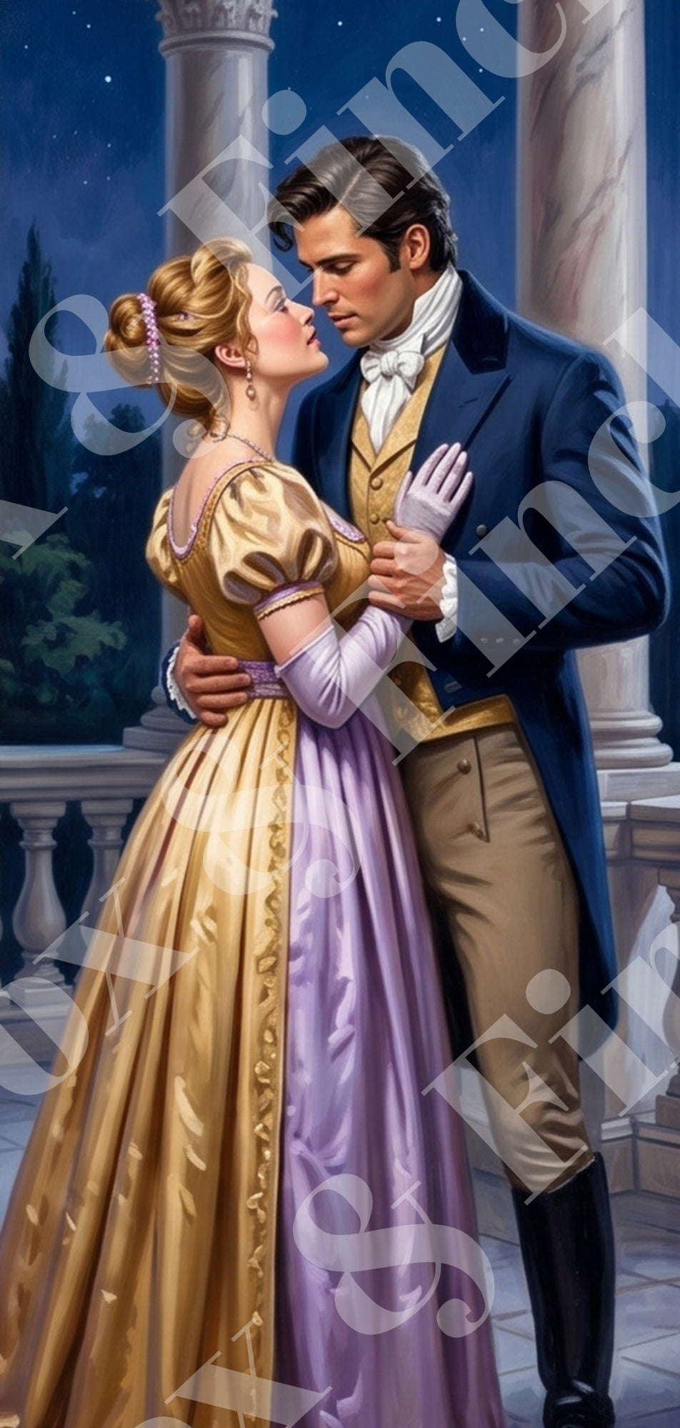 Regency Ball Romance Card