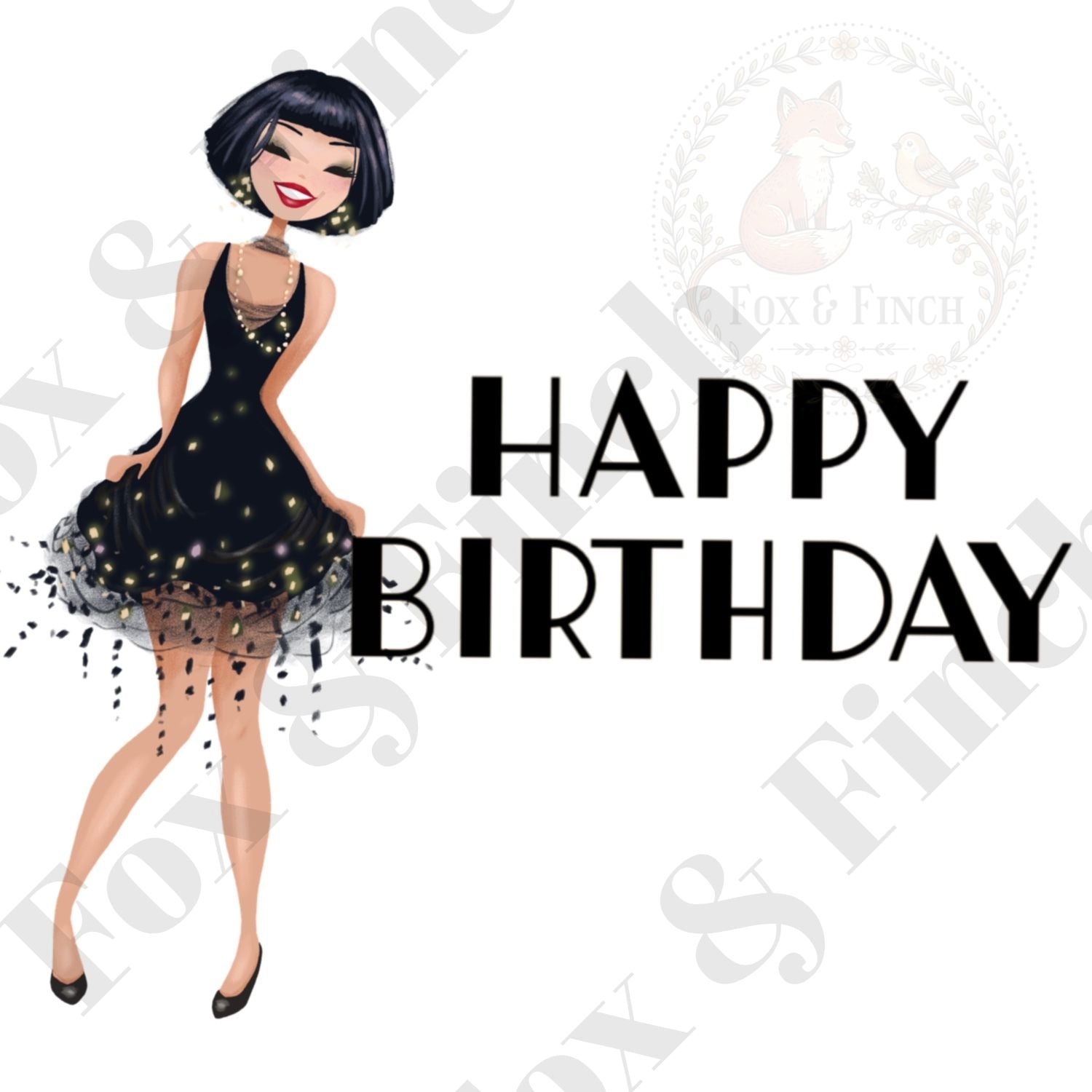 Art Deco Birthday