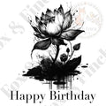 Lotus Tattoo Birthday