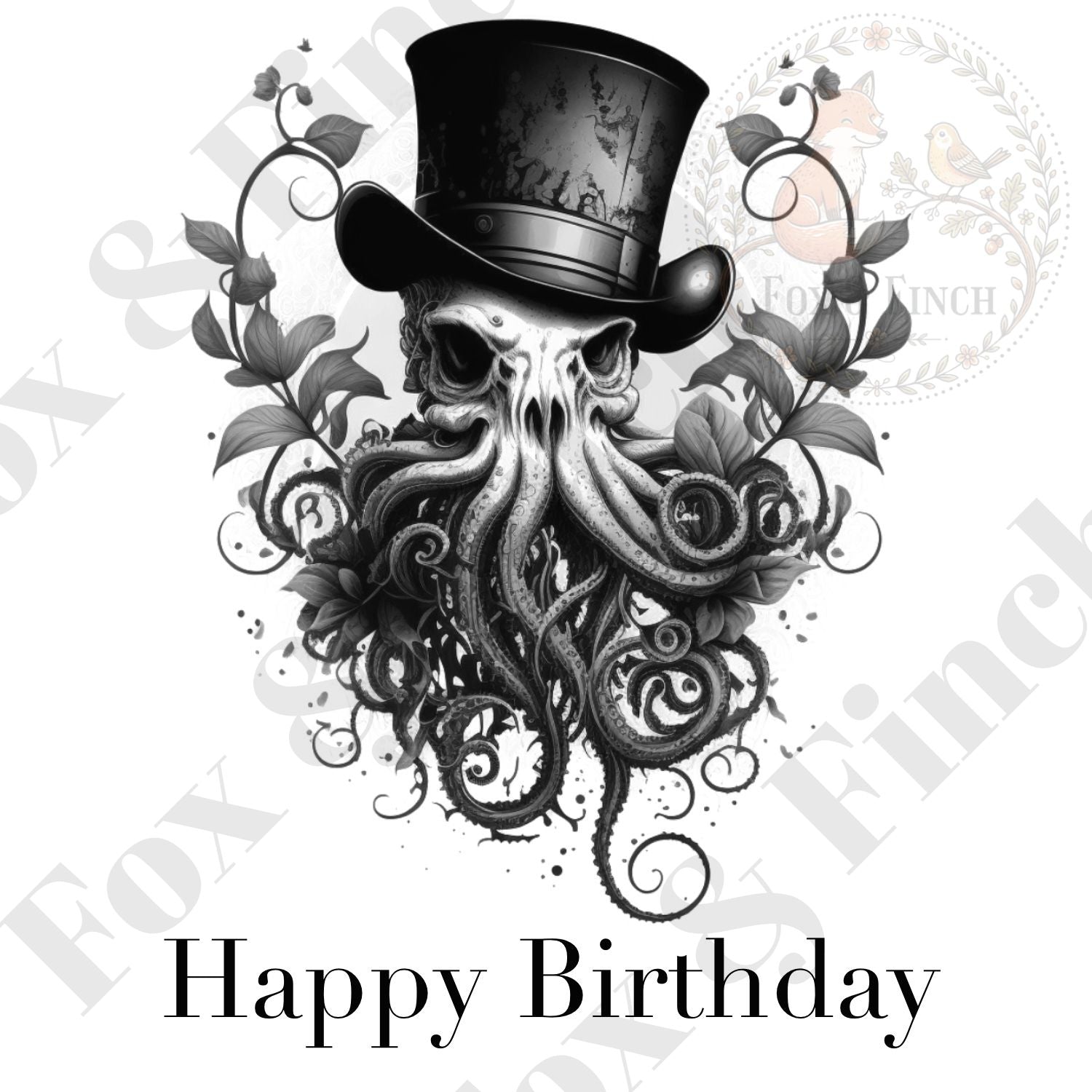 Steampunky Octopus Birthday