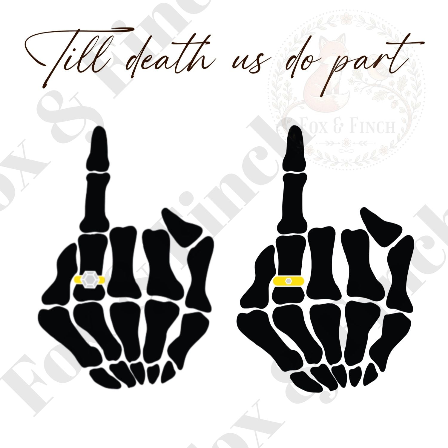 Till death Wedding Card