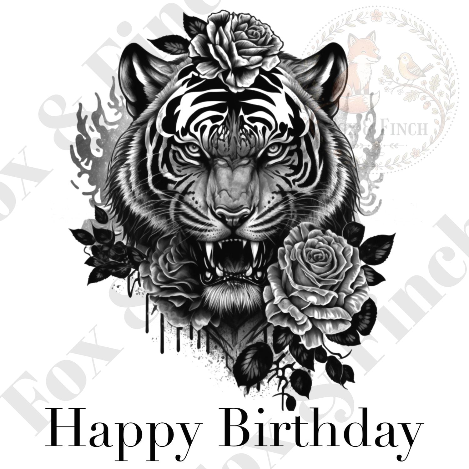Tiger Tattoo Birthday