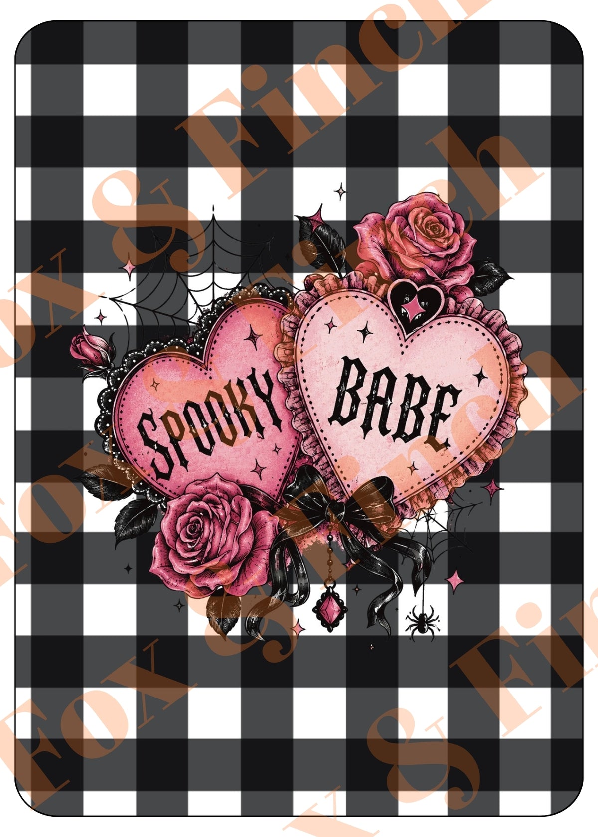 Spooky Babe Kindle Insert